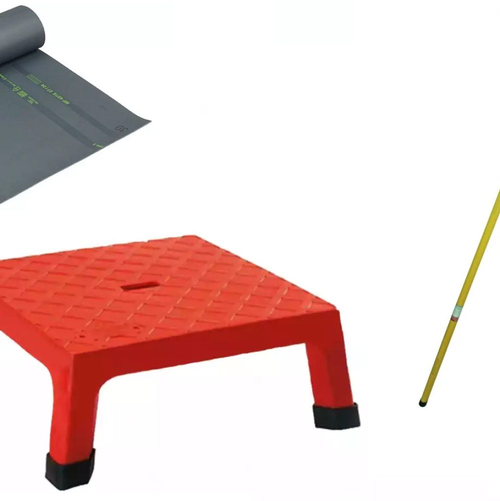 Banqueta-pertiga-y-alfombra-dielectrica